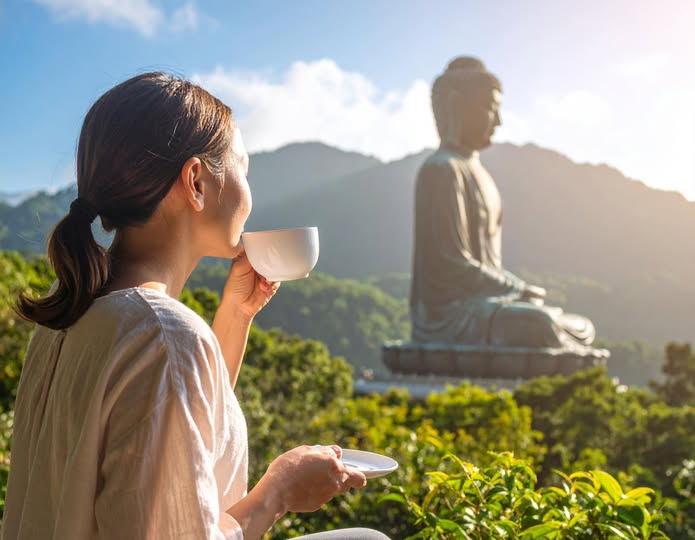 Uống Trà Với Phật