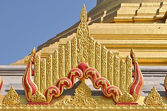 Motif on global vipassana pagoda