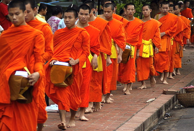 Buddhist monk theravada asalha puja 405178342