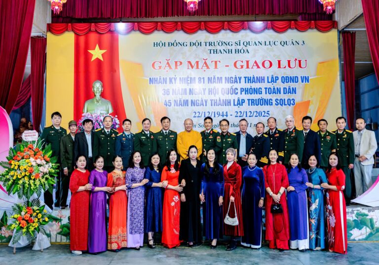 Thanh Hoá: Ban Liên lạc Hội Lục quân 3 tổ chức buổi gặp mặt và giao lưu tại chùa Khải Nam