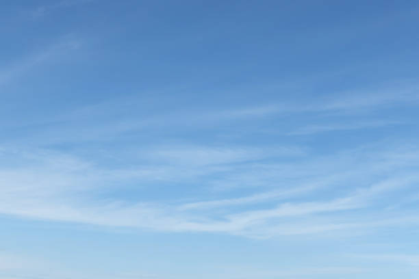 Nice cloudless empty blue sky panorama background