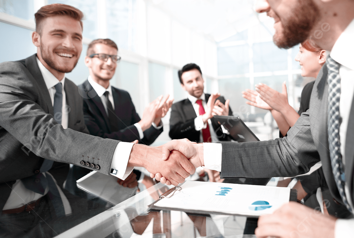 Pngtree collaborative handshake between business partners during a productive meeting photo picture image