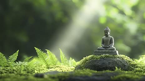Pngtree a serene and peaceful background of nature with lush greenery a image