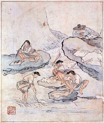 Anh huong ton giao den nghe thuat han quoc