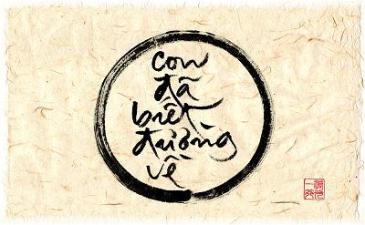 Thu phap thien su nhat hanh
