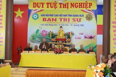 Quảng Ngãi: Ban Trị sự GHPGVN tỉnh họp thảo luận các hoạt động Phật sự