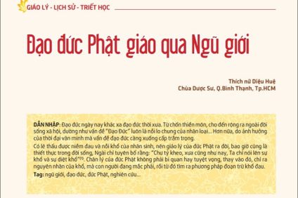 Triết lý trong Ngũ giới của Phật giáo và gợi ý cho lĩnh vực kinh doanh