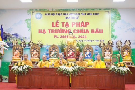 Vĩnh Phúc: Lễ Tạ pháp tại trường hạ chùa Bầu PL. 2568- DL.2024