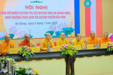 An Giang: Ban Thường trực Ban Trị sự GHPGVN tỉnh tổ chức phiên họp đầu tiên sau sáp nhập