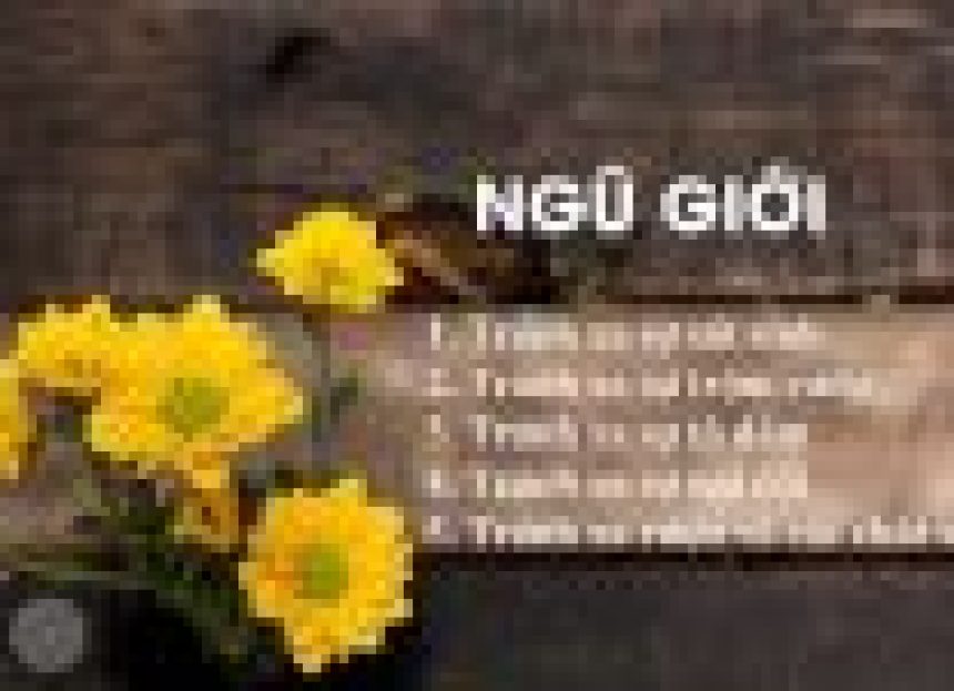 Triết lý trong Ngũ giới của Phật giáo và gợi ý cho lĩnh vực hung hăng doanh