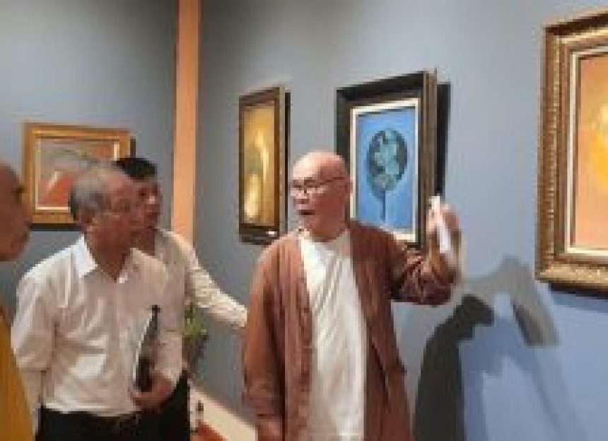 Triển lãm tranh sơn dầu của họa sĩ Hoàng Như Thủy An tại Trung tâm Văn hóa Phật giáo Liễu Quán – Huế