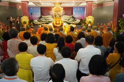 Chùa Quán Sứ trang nghiêm ngày đầu tiên khai mở chiêm bái Xá lợi Phật