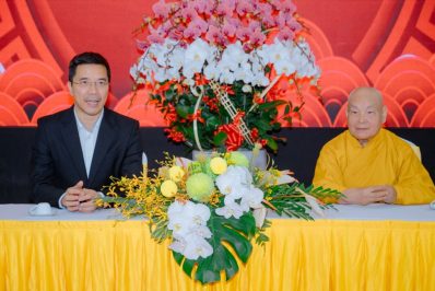 Tân Cục trưởng Cục An ninh Nội địa chúc Tết Trưởng lão Hòa thượng Chủ tịch GHPGVN