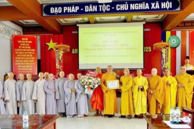 Bình Phước: Ban Trị sự GHPGVN tỉnh công bố quyết định dừng hoạt động Ban Trị sự cấp huyện