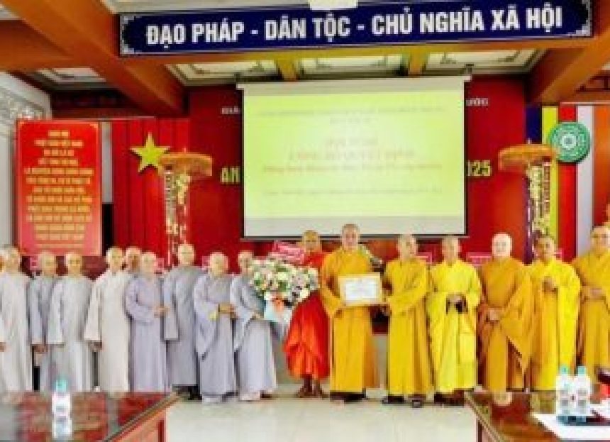 Bình Phước: Ban Trị sự GHPGVN tỉnh công bố quyết định dừng hoạt động Ban Trị sự cấp huyện