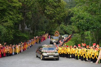 Quảng Ninh: Lễ cung rước Xá lợi Phật về tại Cung Trúc Lâm Yên Tử