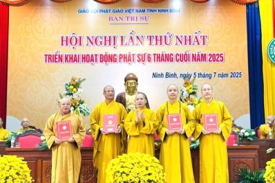 Ninh Bình: Hội nghị lần thứ nhất (sau sáp nhập) triển khai hoạt động Phật sự 6 tháng cuối năm 2025