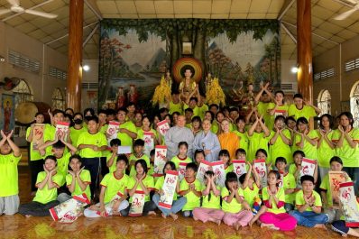 Tiền Giang: Khóa tu tuổi trẻ “Ươm mầm non xanh” tại chùa Phước Hội