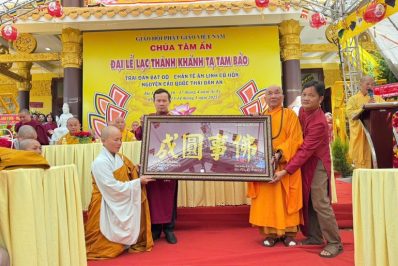 Lâm Đồng: Chùa Tâm Ấn lạc thành khánh tạ ngôi Tam bảo sau hơn 10 năm xây dựng