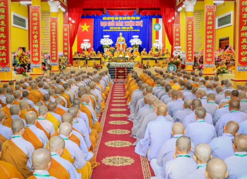 Đồng Tháp: Đại giới đàn Thiện Huệ Phật lịch 2569 trang nghiêm khai mạc tại chùa Phước Hưng