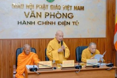 Ban Thường trực Hội đồng Trị sự phía Nam họp về nhân sự Ban Trị sự Phật giáo tỉnh, thành phố sau sáp nhập