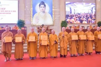 TP.HCM: Công bố quyết định dừng hoạt động và tri ân Ban Trị sự GHPGVN TP.Thủ Đức cùng 21 quận huyện